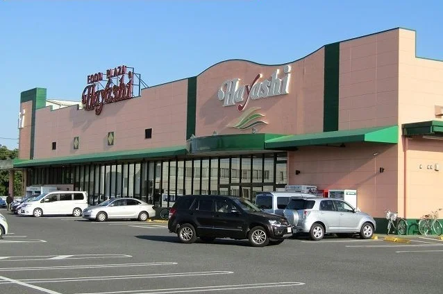 ハヤシ六ツ野店まで1100m