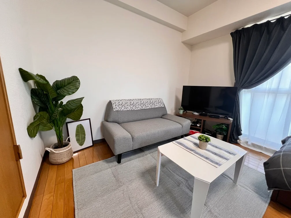 ソファーもあり、くつろげます。