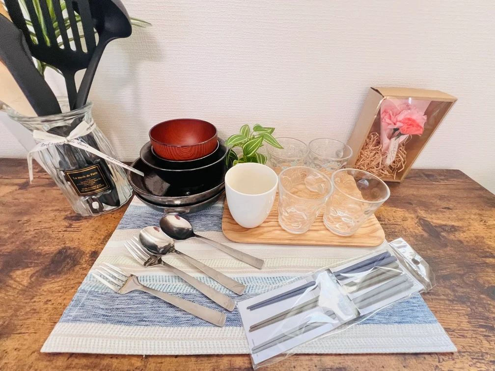 小物も充実しております。