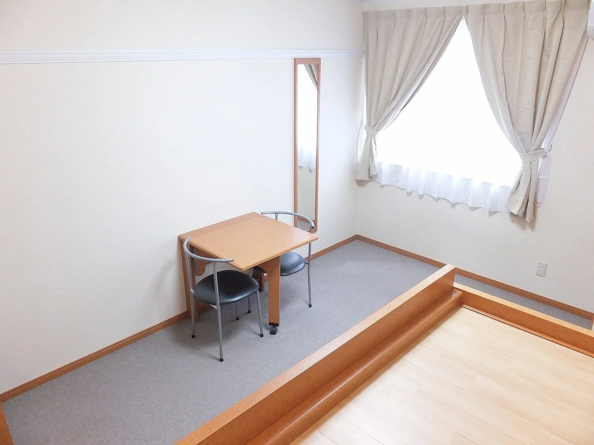 ベッドからのアングルです