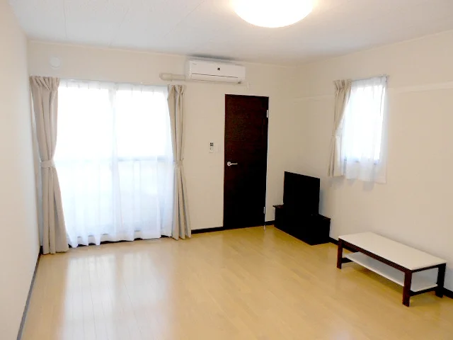 1Kでも広々としたお部屋。