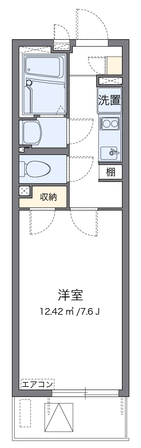 代表的な間取のため実際の間取とは異なる場合があります