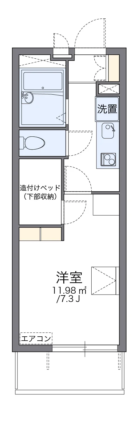 代表的な間取のため実際の間取とは異なる場合があります