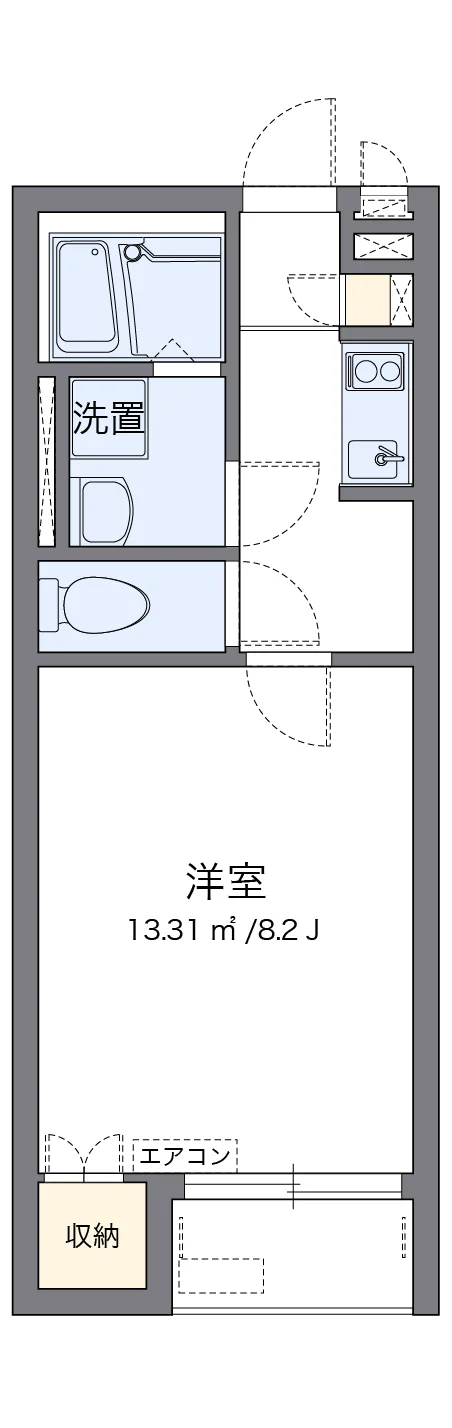 代表的な間取のため実際の間取とは異なる場合があります