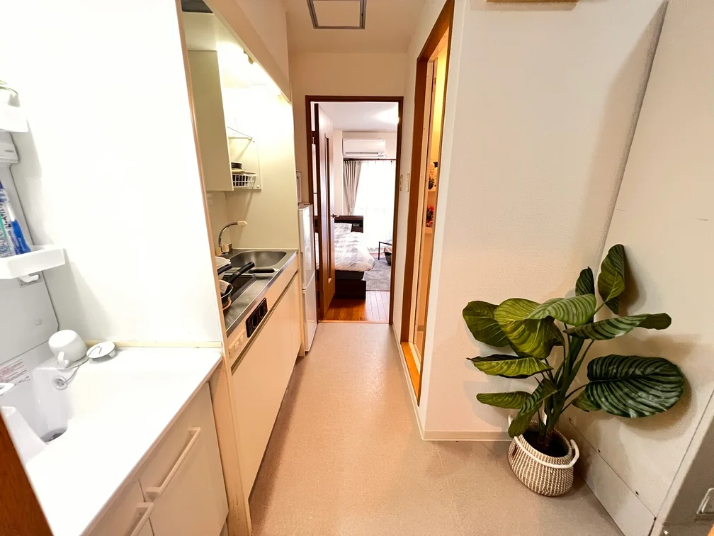 キッチンスペースも採光ばっちりです。