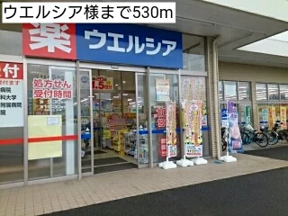 ウエルシア様まで530m