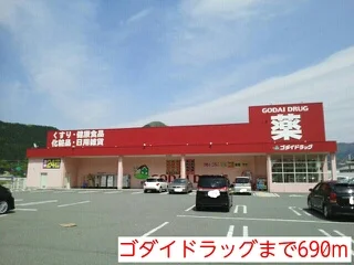 ゴダイドラッグまで690m