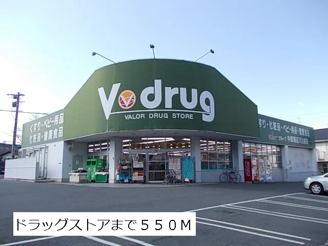 Ｖドラッグまで550m
