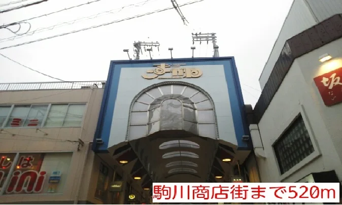 駒川商店街まで520m