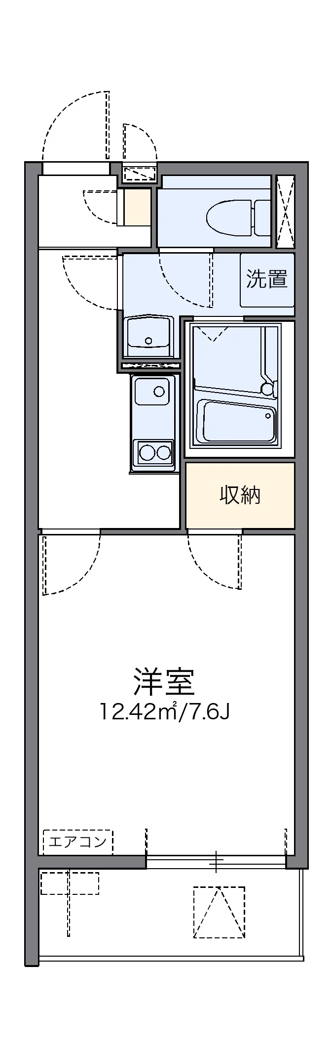 代表的な間取のため実際の間取とは異なる場合があります