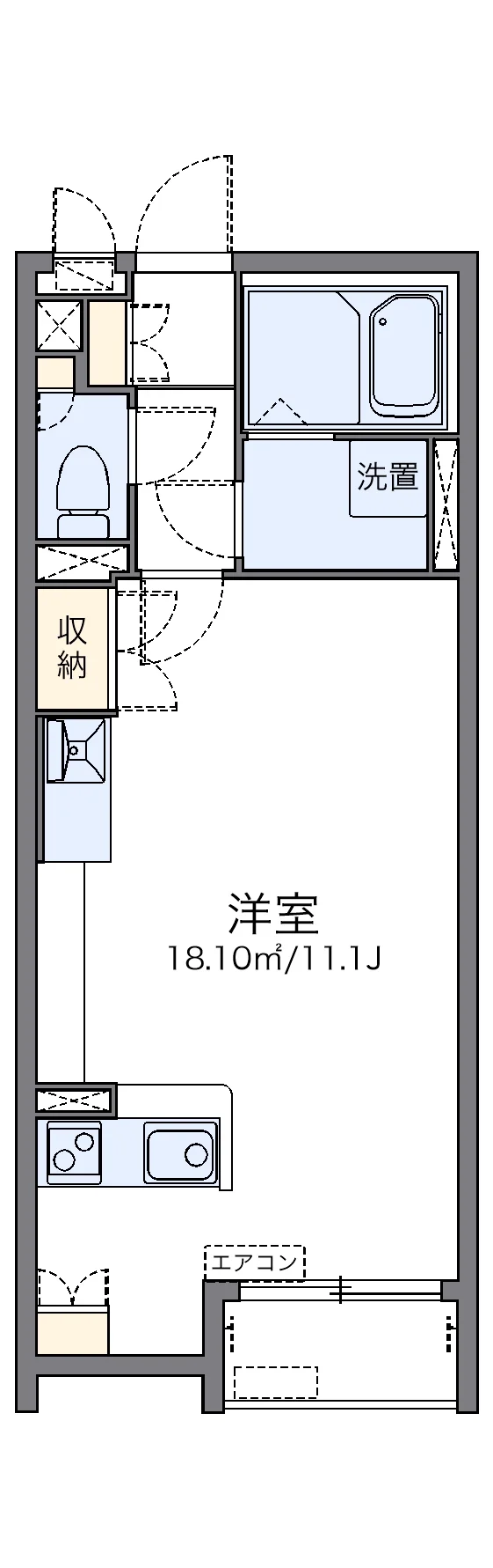 代表的な間取のため実際の間取とは異なる場合があります