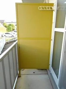 洗濯物を外干しできます