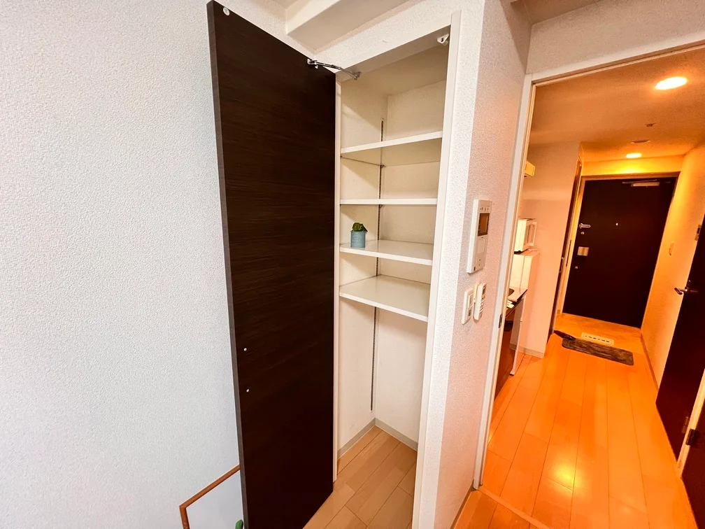 室内にある一つ目の収納です