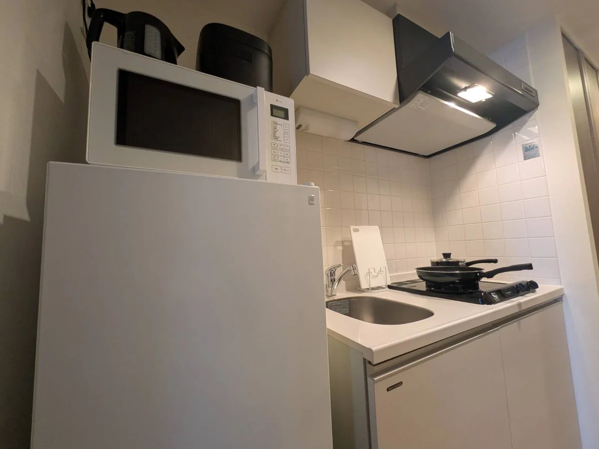 綺麗なキッチンで料理もお楽しみください。