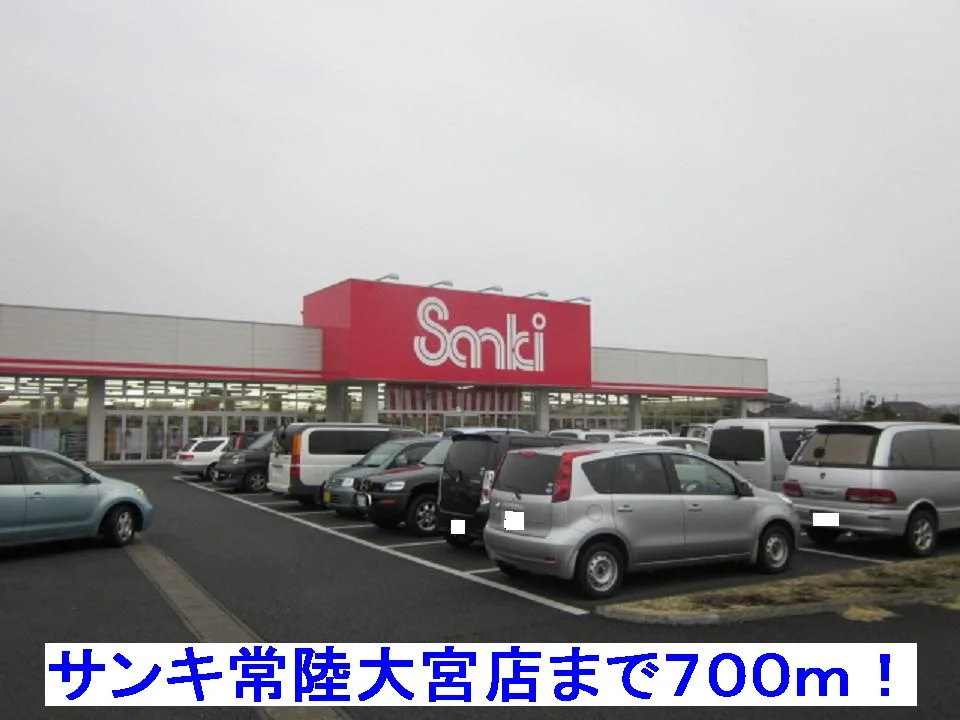 サンキ常陸大宮店まで700m