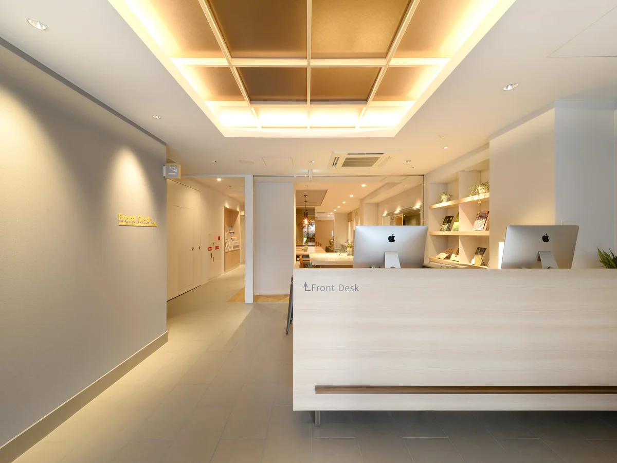シンプルかつデザイン性の高いホテルです。