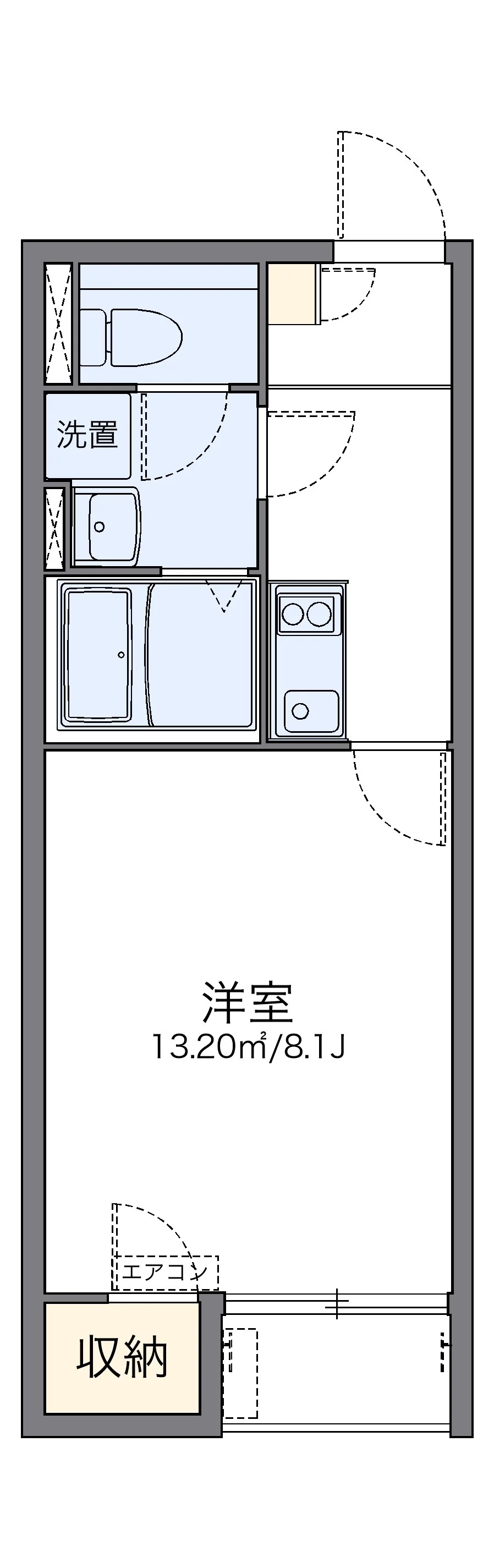 代表的な間取のため実際の間取とは異なる場合があります