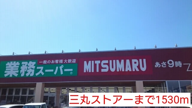 三丸ストアーまで1530m