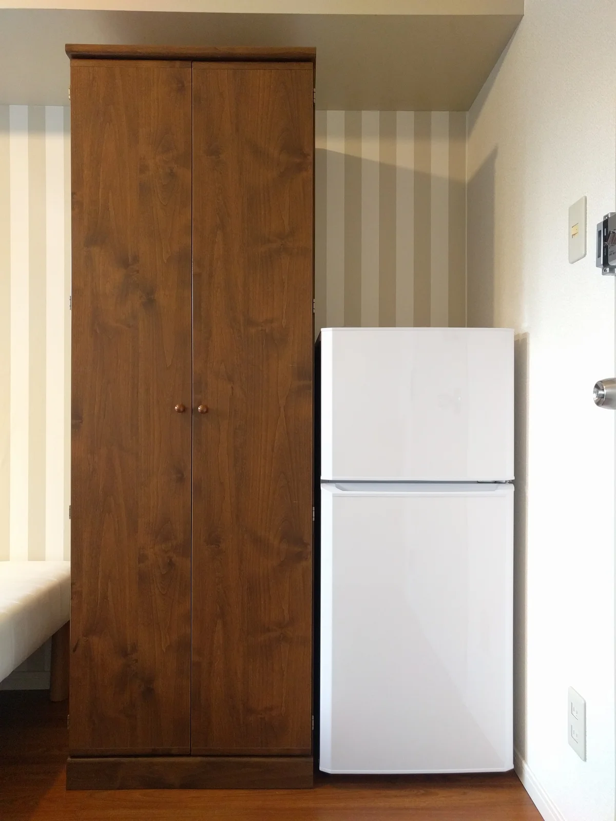 クローゼットと冷蔵庫