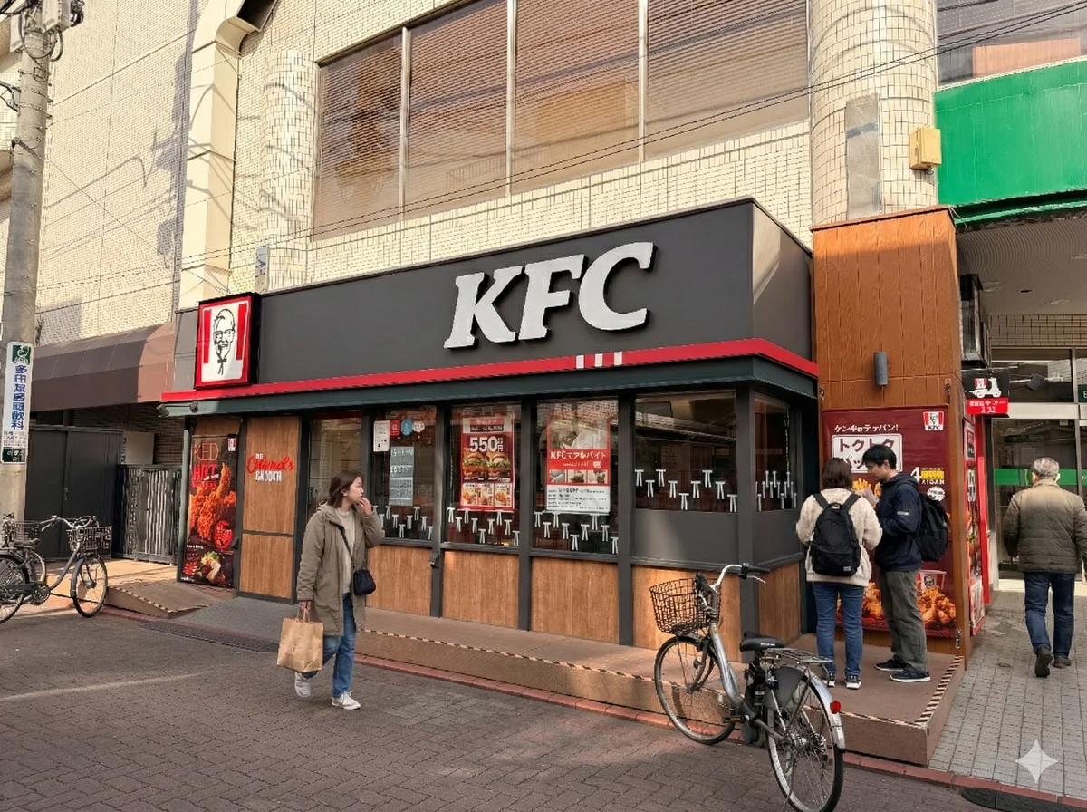 外にもイートインスペースのあるケンタッキー