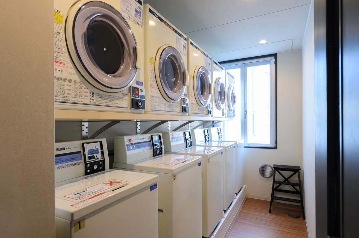 24時間利用可能なランドリー