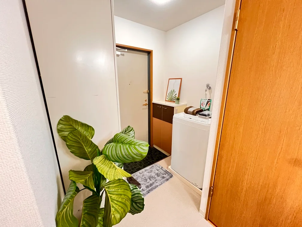 洗濯機も室内設備です。