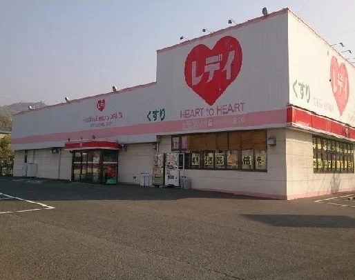 くすりのレディまで750m