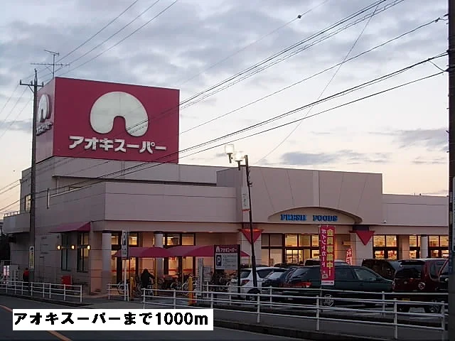 アオキスーパーまで1000m
