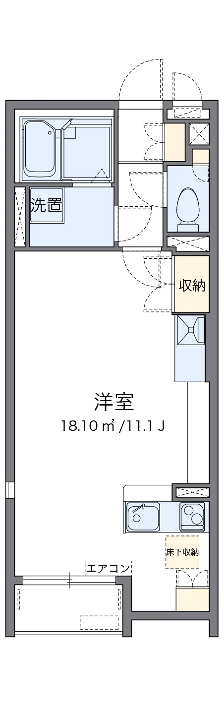 代表的な間取のため実際の間取とは異なる場合があります