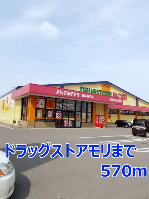 ドラッグストアモリまで570m