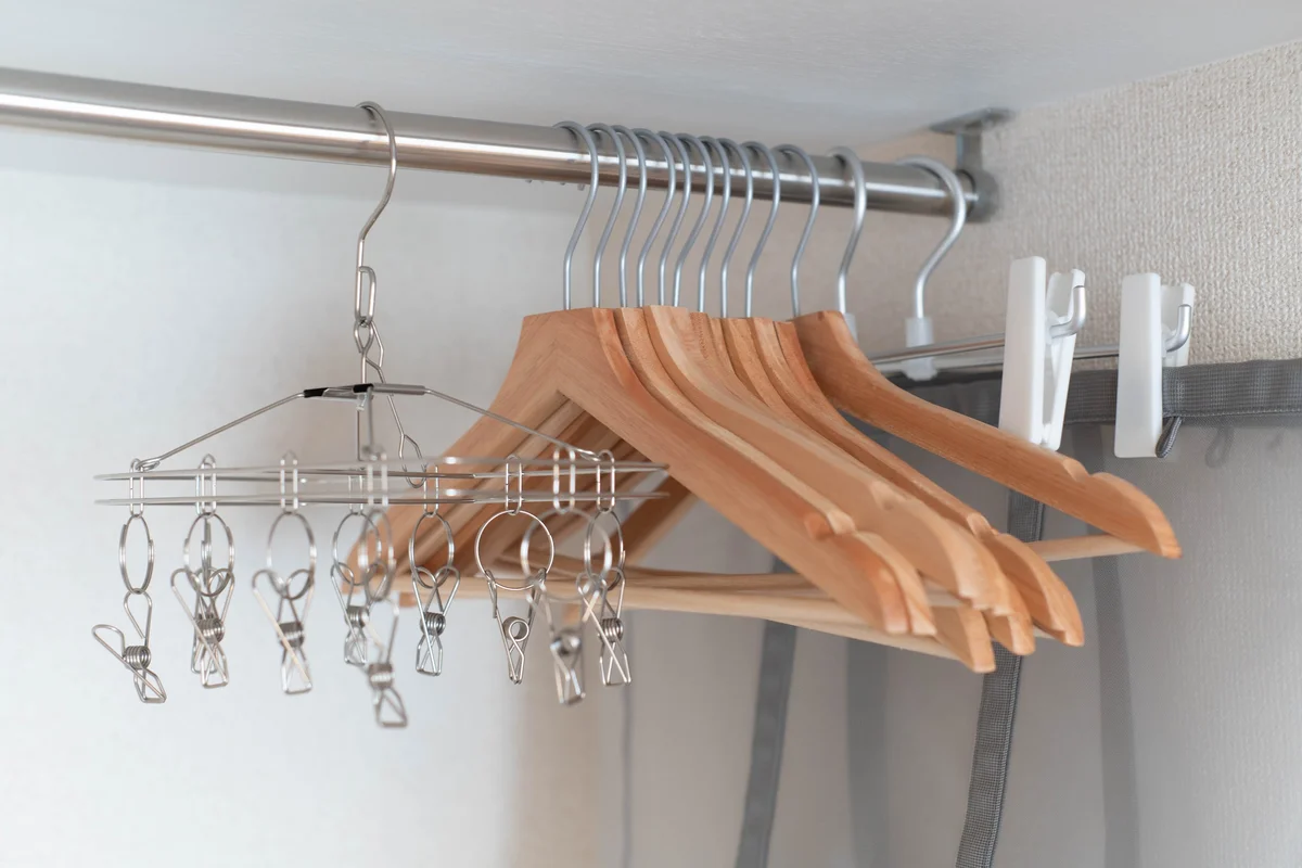 ハンガーも充実しています