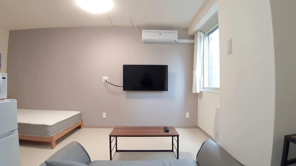 壁掛けテレビでお部屋広々