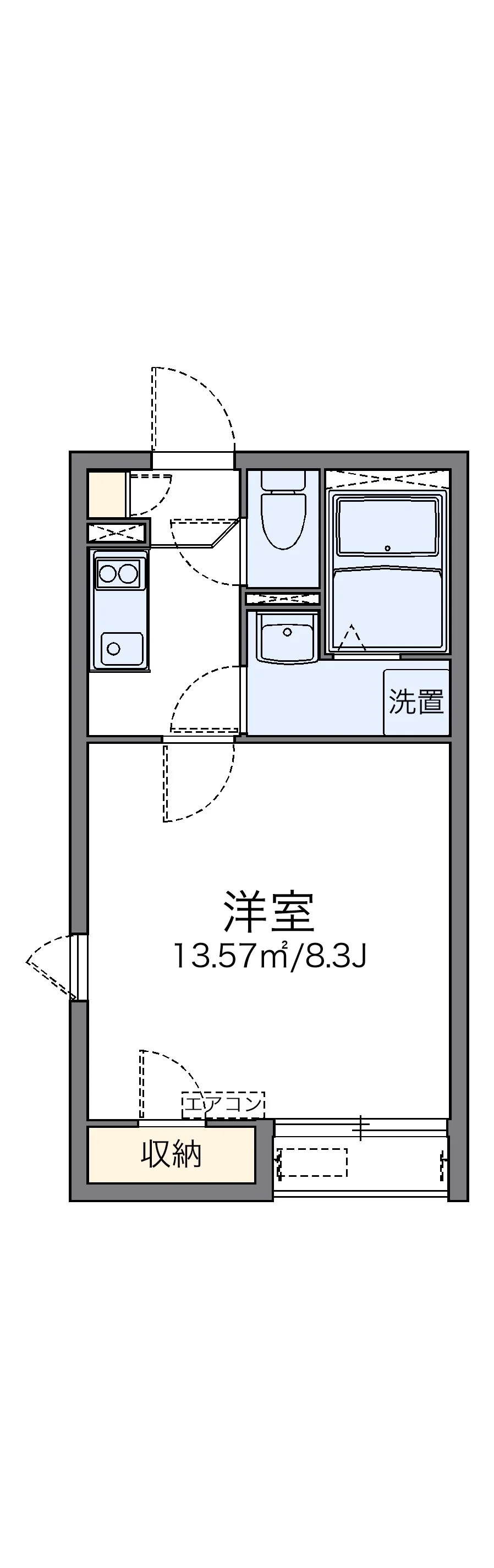 代表的な間取のため実際の間取とは異なる場合があります