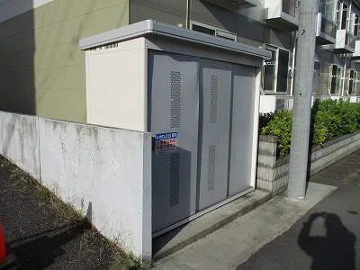 入居者様専用ゴミ庫です。