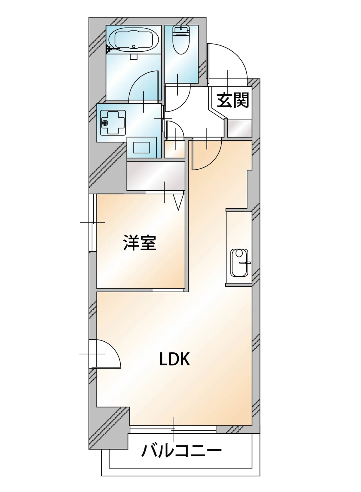ノースステイ札幌ST - 札幌市北区 マンスリーマンション 札幌市北区 ウィークリーマンション