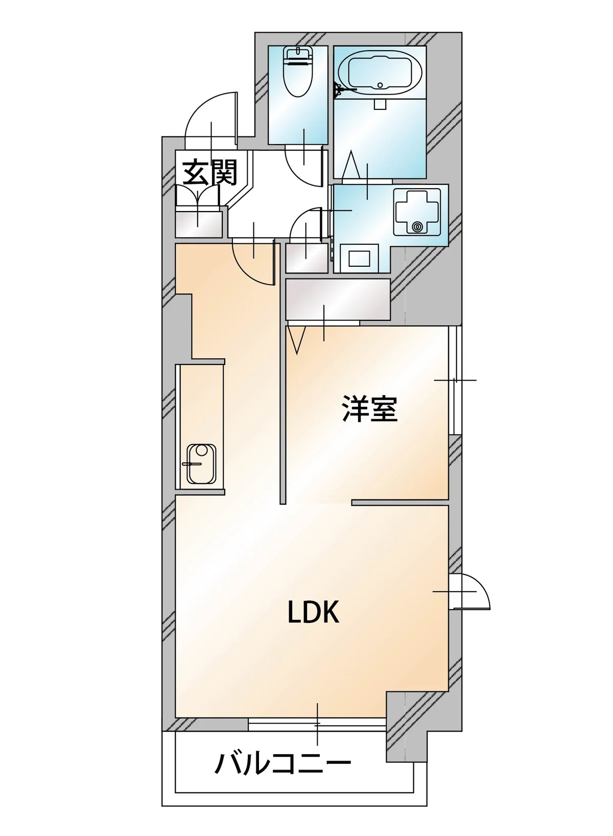 ノースステイ札幌ST - 札幌市北区 マンスリーマンション 札幌市北区 ウィークリーマンション
