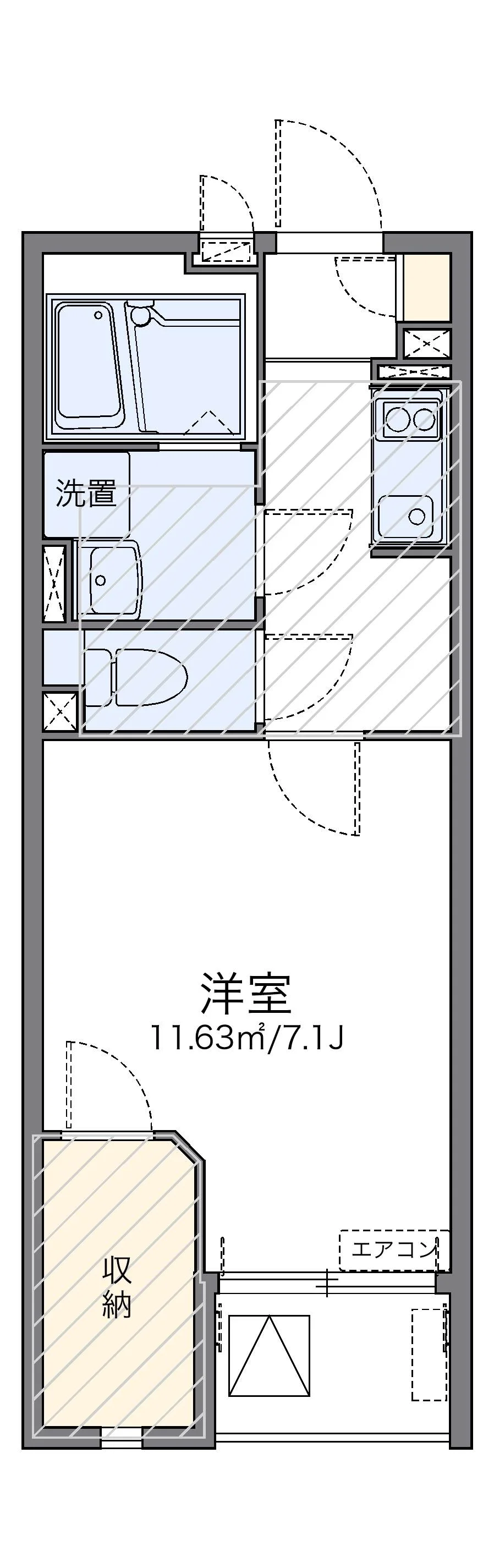 代表的な間取のため実際の間取とは異なる場合があります