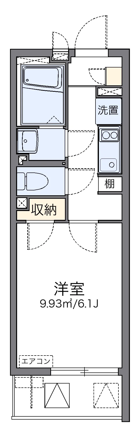 代表的な間取のため実際の間取とは異なる場合があります