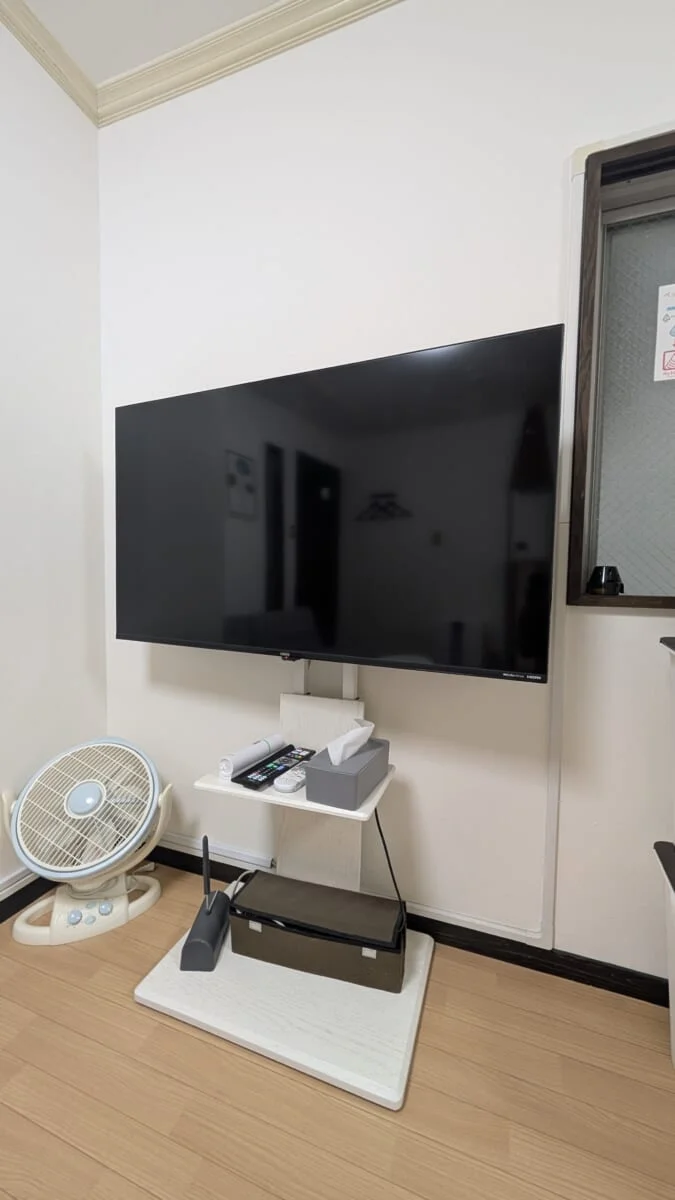 テレビもついております♪