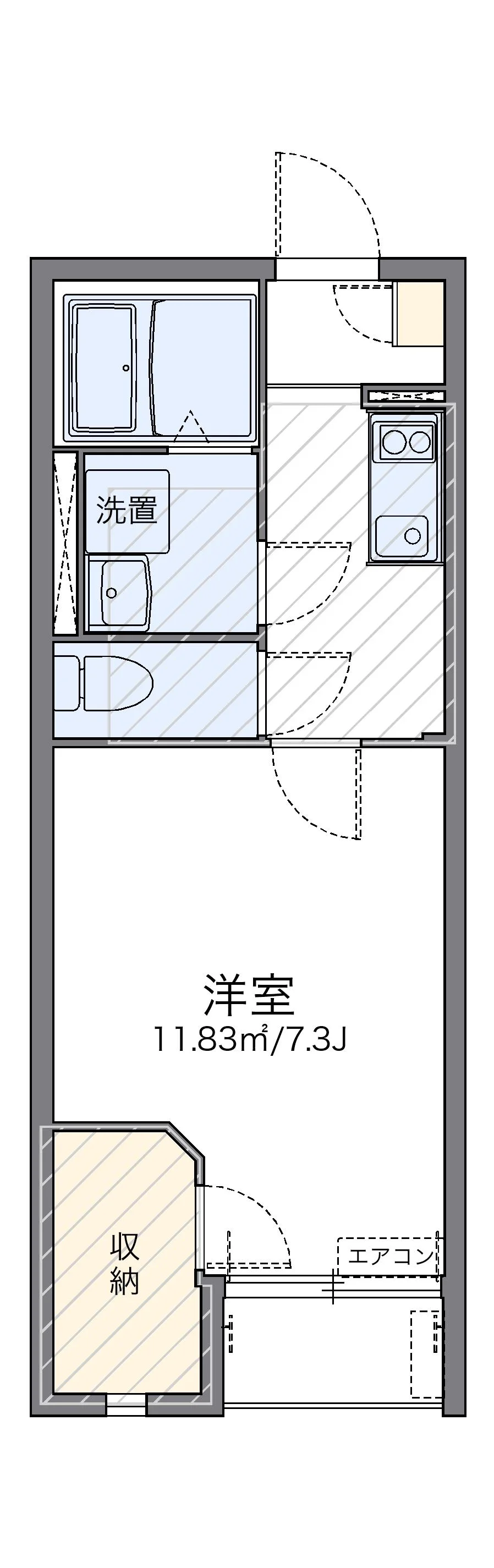 代表的な間取のため実際の間取とは異なる場合があります