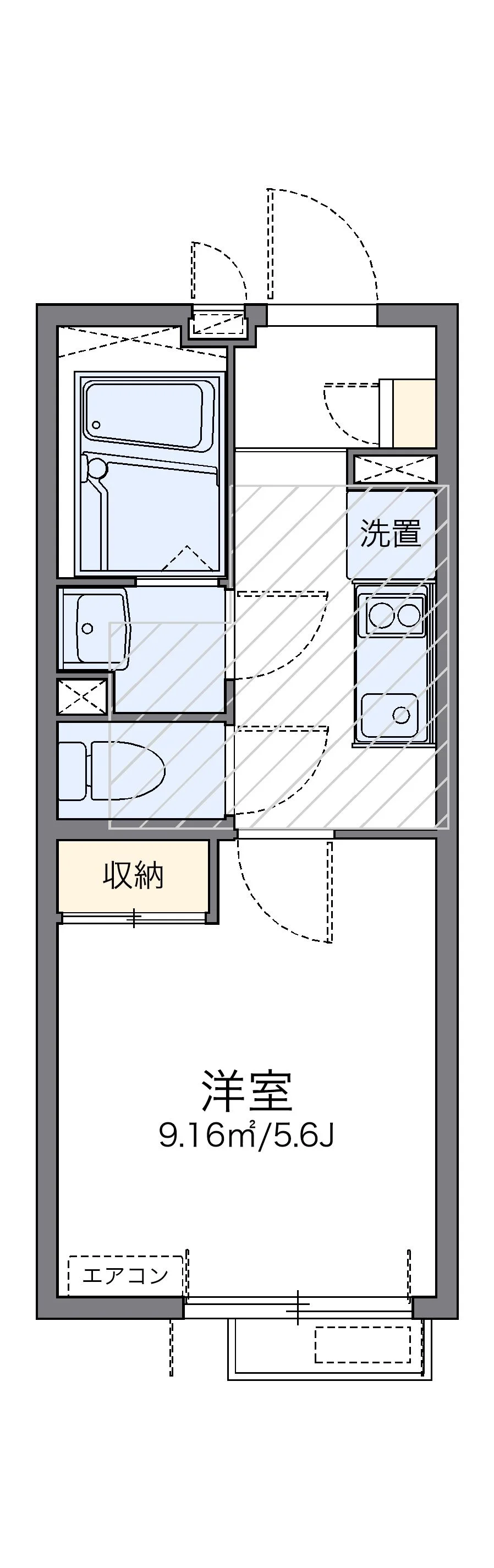代表的な間取のため実際の間取とは異なる場合があります