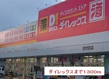 ダイレックスまで1300m