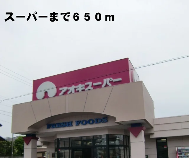 アオキスーパーまで650m