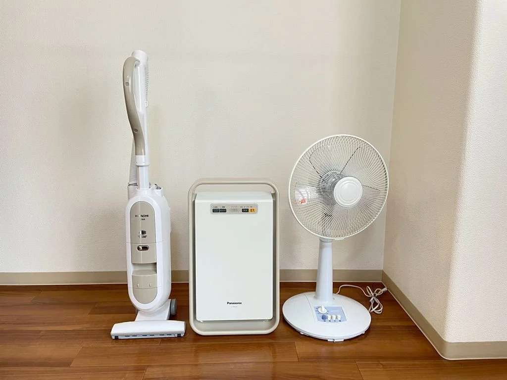 掃除機、空気清浄機、扇風機
