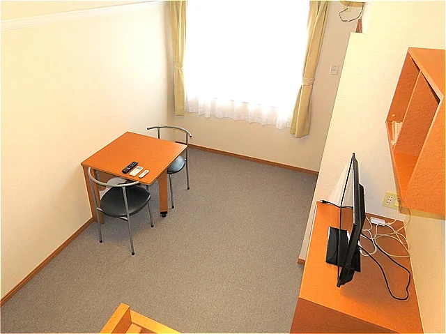 ベッド上からのアングルです