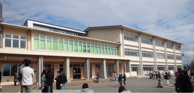 真城小学校まで750m