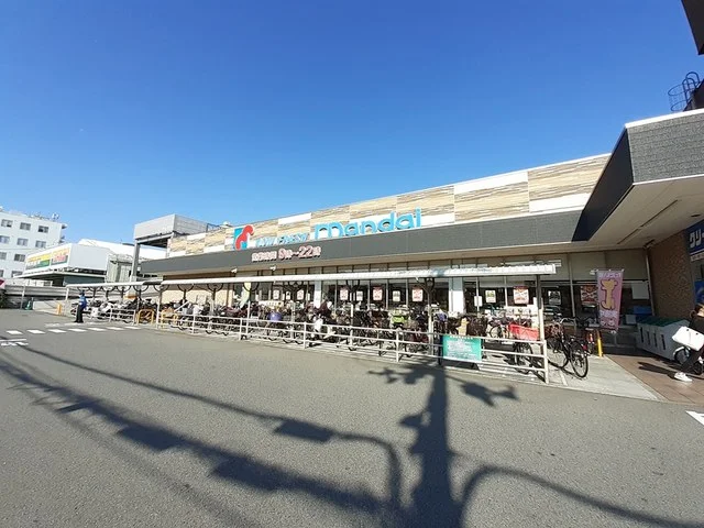 万代加美店様まで864m