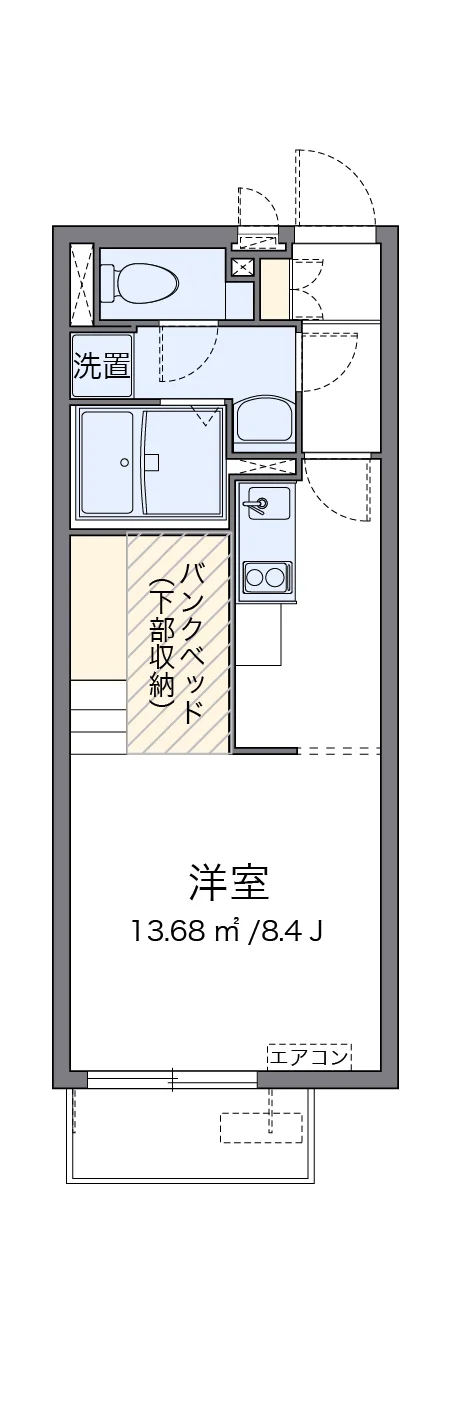 代表的な間取のため実際の間取とは異なる場合があります