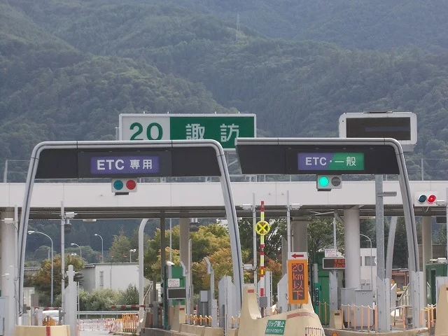 諏訪インターまで1300m