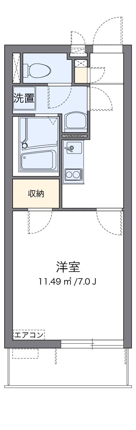 代表的な間取のため実際の間取とは異なる場合があります